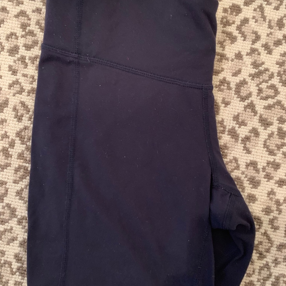 Athleta mid-calf leggings - navy